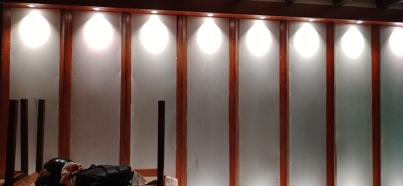 The Burger Pub Kamla Nagar restaurant interior executed by Next BC